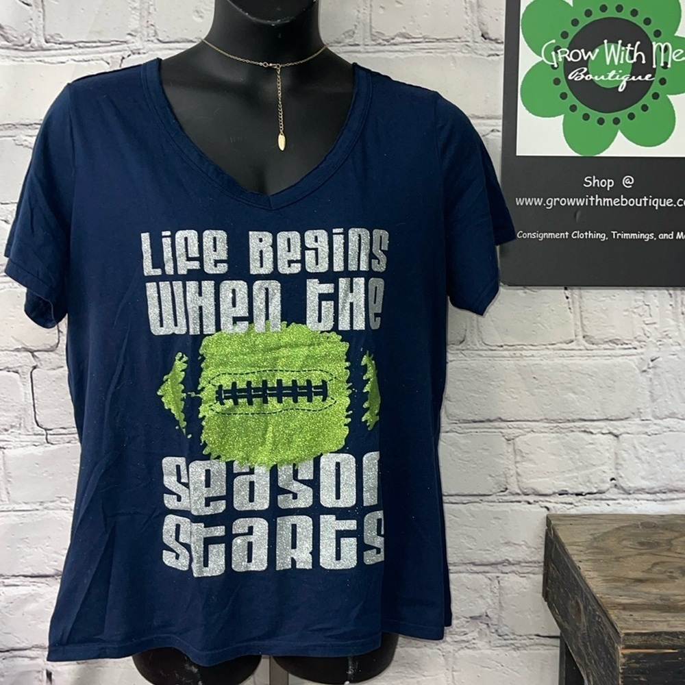 Lady 12 football T-shirt 3XL